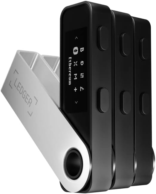 Ledger Nano S Plus (Matte Black): The perfect entry-level hardware wallet to securely manage all your crypto and NFTs.