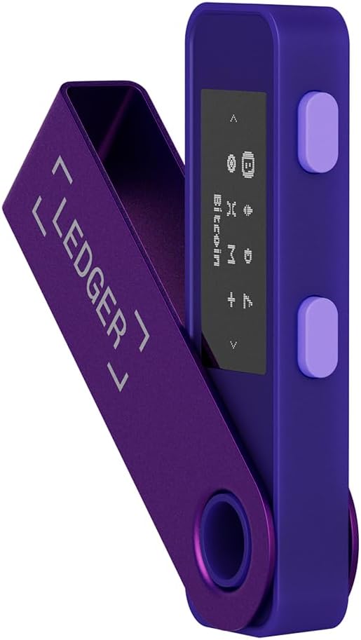 Ledger Nano S Plus (Matte Black): The perfect entry-level hardware wallet to securely manage all your crypto and NFTs.