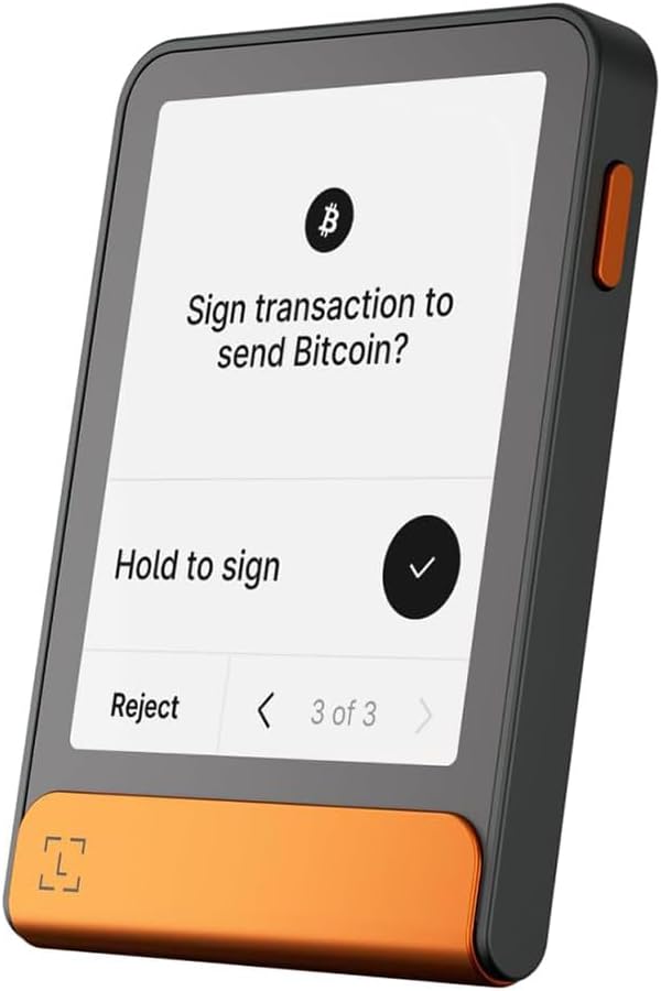 Ledger Flex - Experience a secure E Ink touchscreen crypto wallet (BTC Edition)