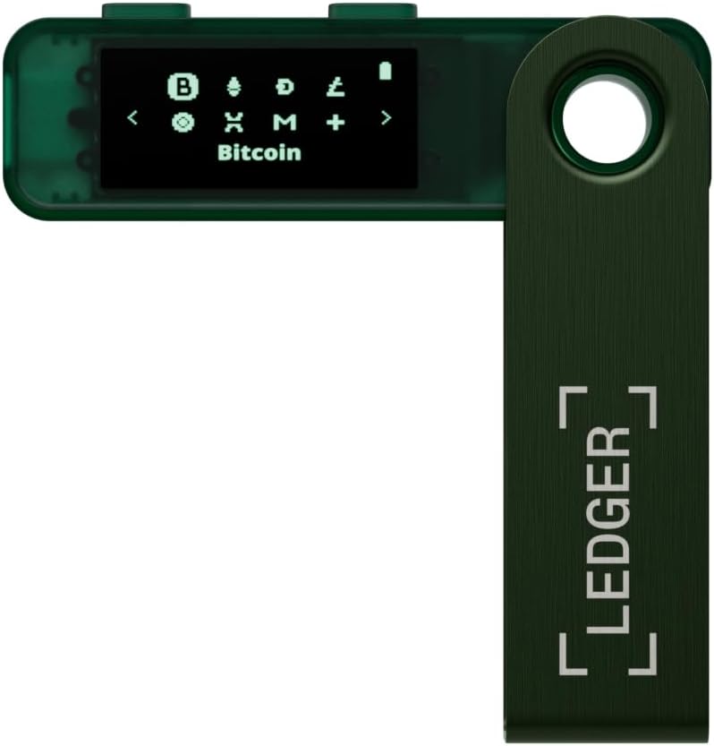 Ledger Nano S Plus (Matte Black): The perfect entry-level hardware wallet to securely manage all your crypto and NFTs.