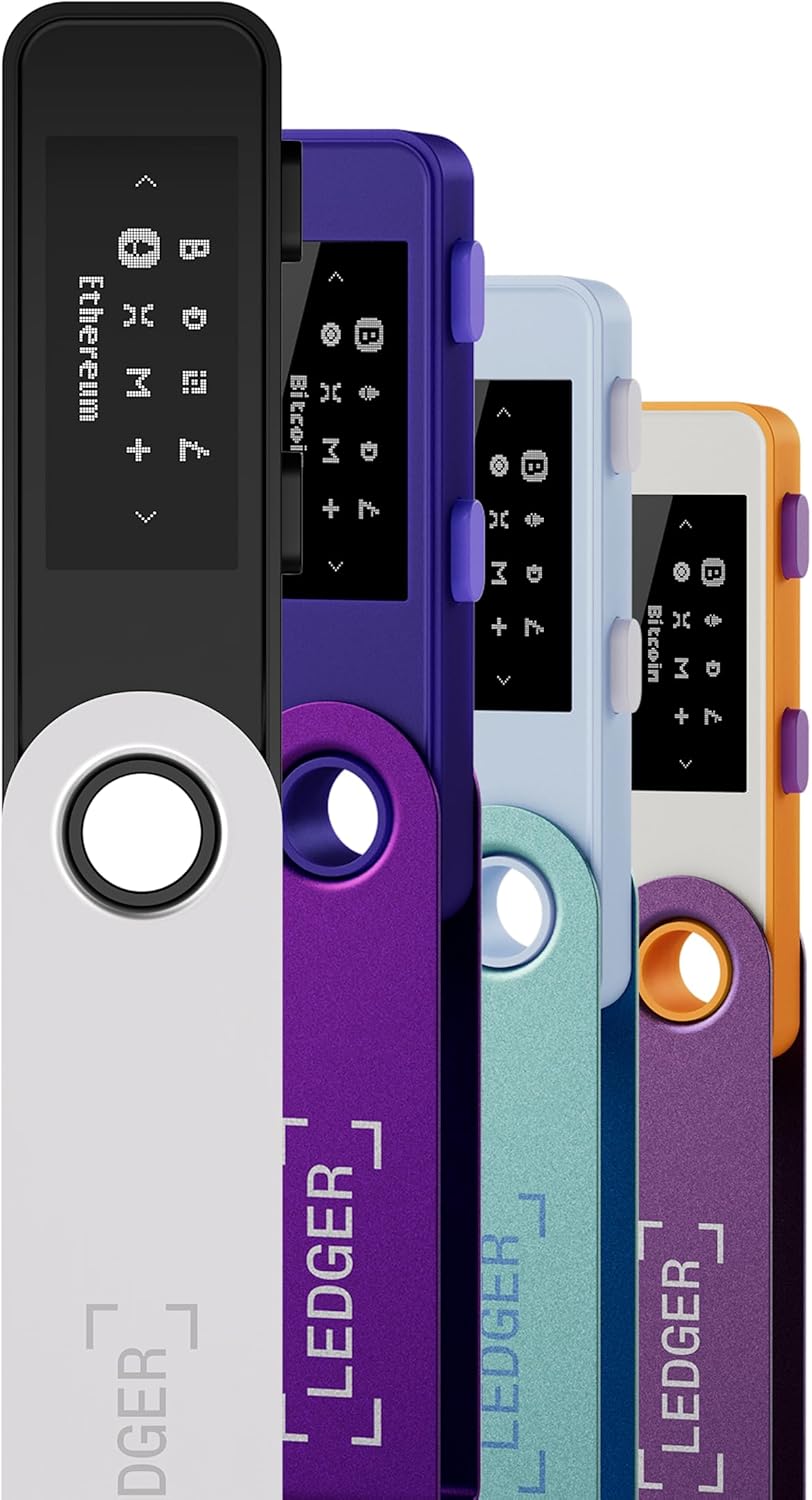 Ledger Nano S Plus (Matte Black): The perfect entry-level hardware wallet to securely manage all your crypto and NFTs.