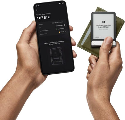 Ledger Flex - Experience a secure E Ink touchscreen crypto wallet (BTC Edition)