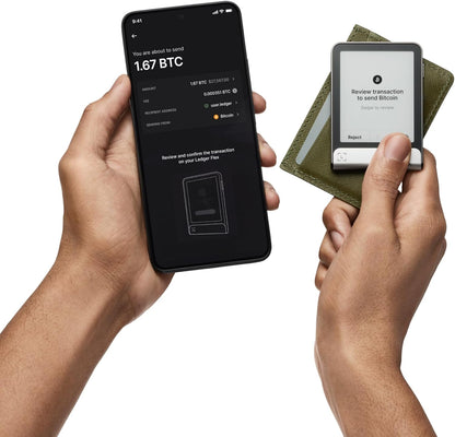Ledger Flex - Experience a secure E Ink touchscreen crypto wallet (BTC Edition)
