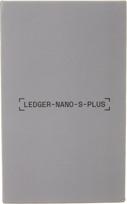 Ledger Nano S Plus (Matte Black): The perfect entry-level hardware wallet to securely manage all your crypto and NFTs.